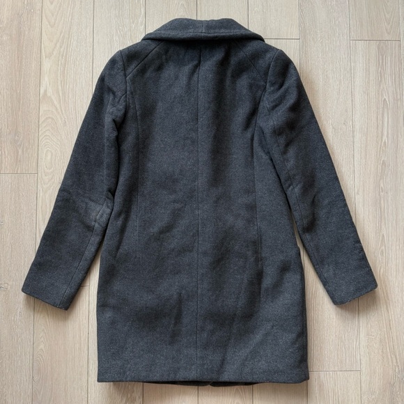 Aritzia Wilfred Cocoon Coat Virgin Wool & Cashmere Blend in Slate Gray Size XXS - Picture 12 of 16